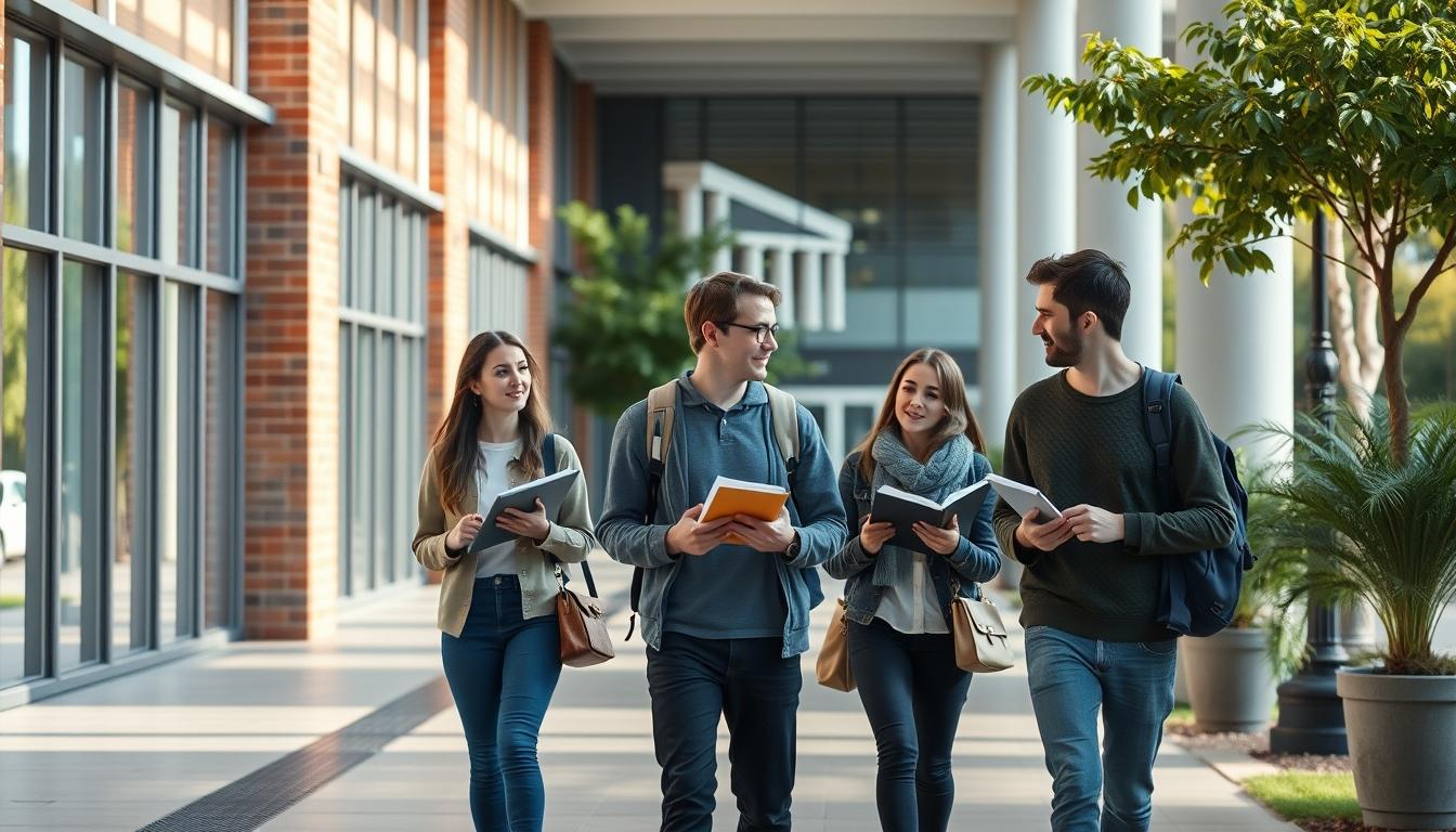 Student developing practical and academic skills